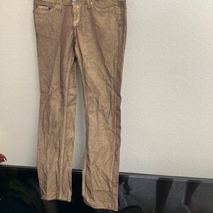 FINAL MARKDOWN Topshop gold jeans 6